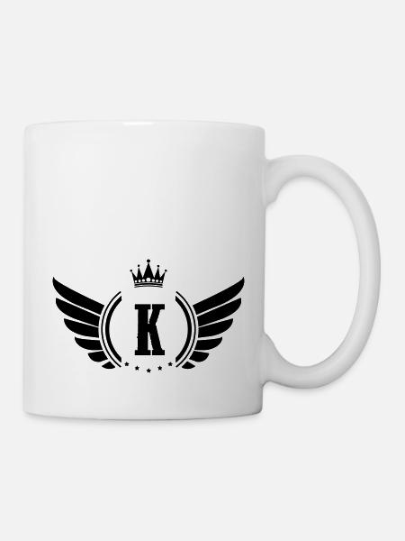 wappen k - Tasse - Weiß