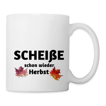 Autumn saying - Mug - white - Right