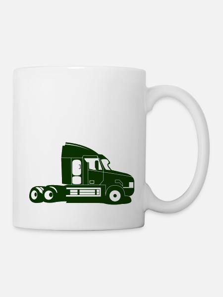 truck - Tasse - Weiß