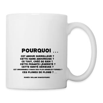 Romeo (Plumes de plomb) - Mug - white - Right