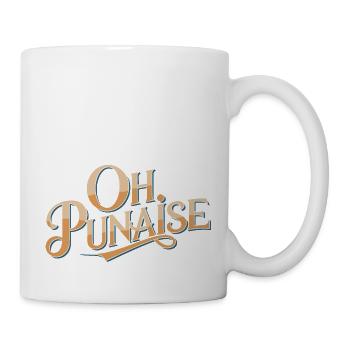 Oh punaise - Mug blanc - blanc - Droite