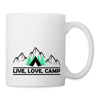 Live Love Camp - Mug - white - Right