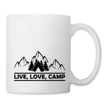 Live Love Camp - Mug - white - Right