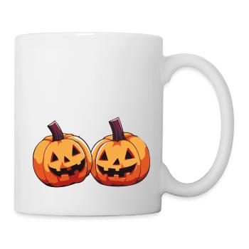 Citrouilles Bande dessinée - Mug blanc - blanc - Droite
