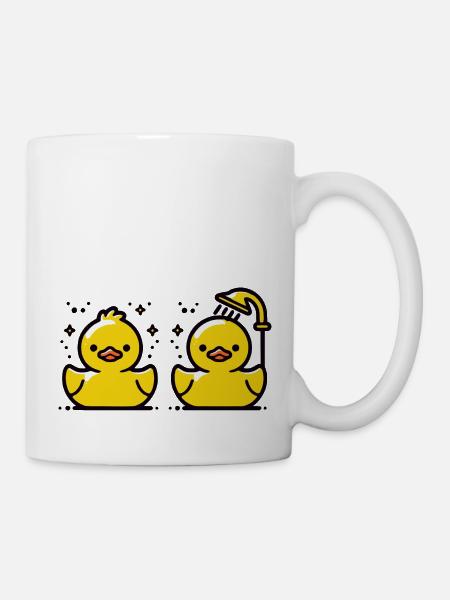 Canards en caoutchouc Canards en caoutchouc - Mug blanc - blanc