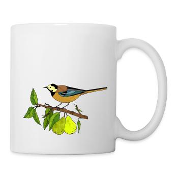 Colorful bird - Mug - white - Right