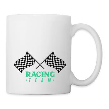 Équipe Racing Flag - Mug blanc - blanc - Droite