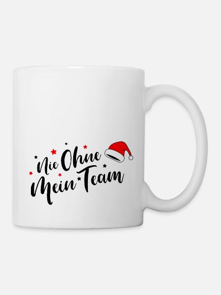 team weihnachten - Tasse - Weiß