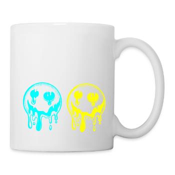 Sonne witzig lustig Sonnenschein spaßig Sommer - Tasse - Weiß - Rechts