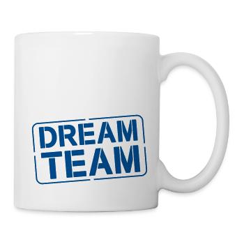 dream team - Tasse - Weiß - Rechts