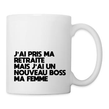 Funny Man Retirement Gift Idea for a Mar - Mug - white - Right