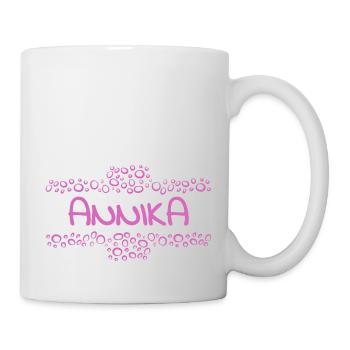 Vorname Annika - Tasse - Weiß - Rechts
