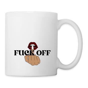 Middle finger - Mug - white - Right