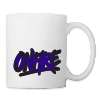 IN FLAMMEN - Tasse - Weiß - Rechts