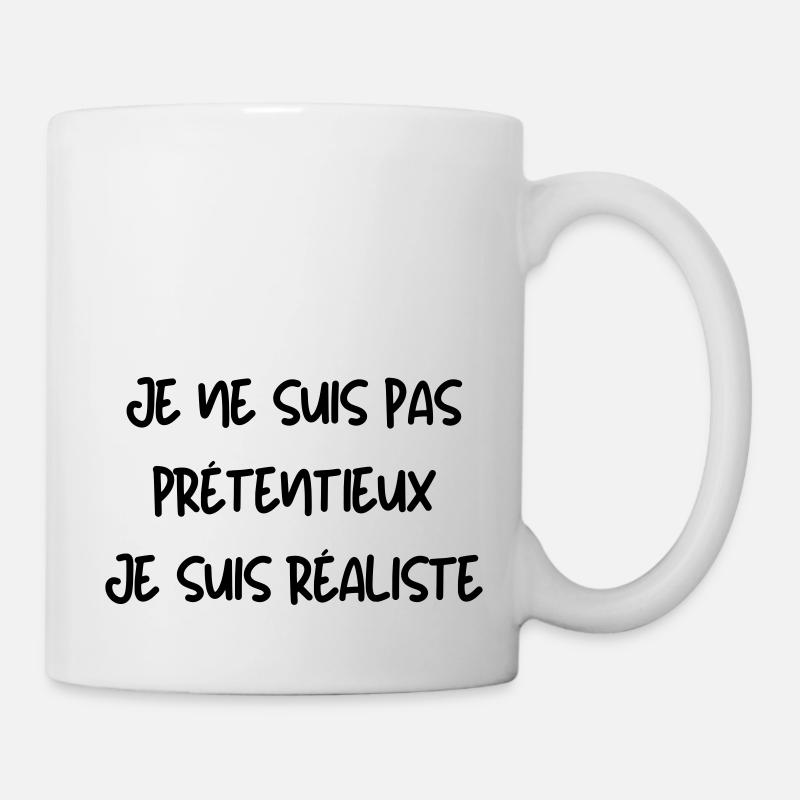 Réaliste - Mug blanc - blanc