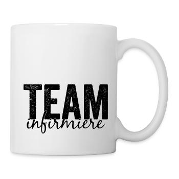 Team infirmiere - Mug blanc - blanc - Droite