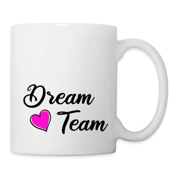 dream team - Tasse - Weiß - Rechts