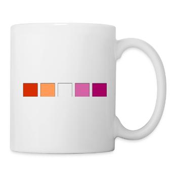 Subtle Lesbian Pride - Mug - white - Right