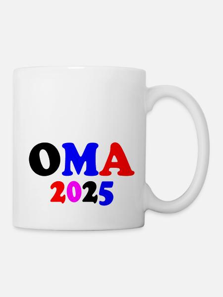 Oma 2025 - Tasse - Weiß
