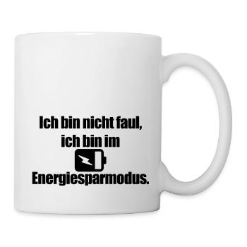 Power saving mode active - Mug - white - Right