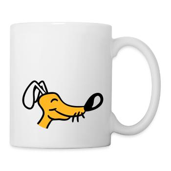 Visage de chien Petit Tête d’animal de compagnie Mignon - Mug blanc - blanc - Droite