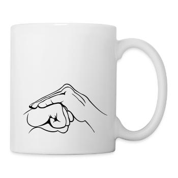 hand faust - Tasse - Weiß - Rechts