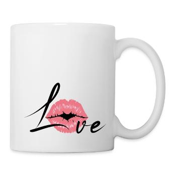 Love - Tasse - Weiß - Rechts