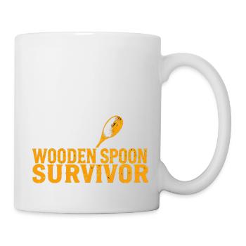 Wooden Spoon Survivor Champion Funny - Mug blanc - blanc - Droite