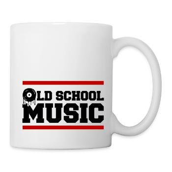 Old School Music - Mug - white - Right