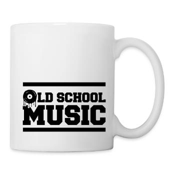 Old School Music - Mug - white - Right