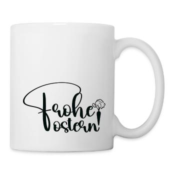 Frohe Ostern 🐰🌸 - Tasse - Weiß - Rechts