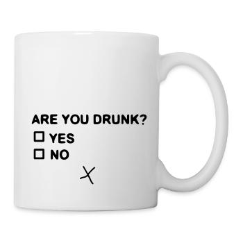 Es-tu ivre ? - Mug blanc - blanc - Droite