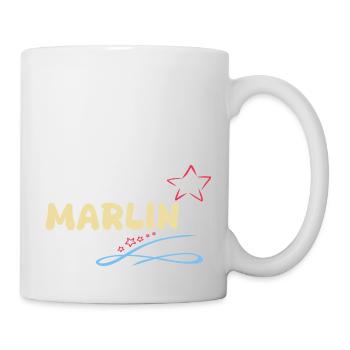Marlin als Geschenk - Tasse - Weiß - Rechts