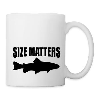size matters - Mug - white - Right