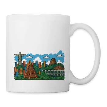 rio de janeiro stadt - Tasse - Weiß - Rechts