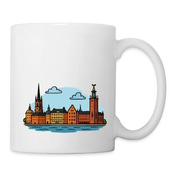 Stockholm City - Tasse - Weiß - Rechts