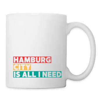 Hamburg City is all i need - Mug - white - Right