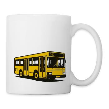 Berlin City Bus - Mug - white - Right