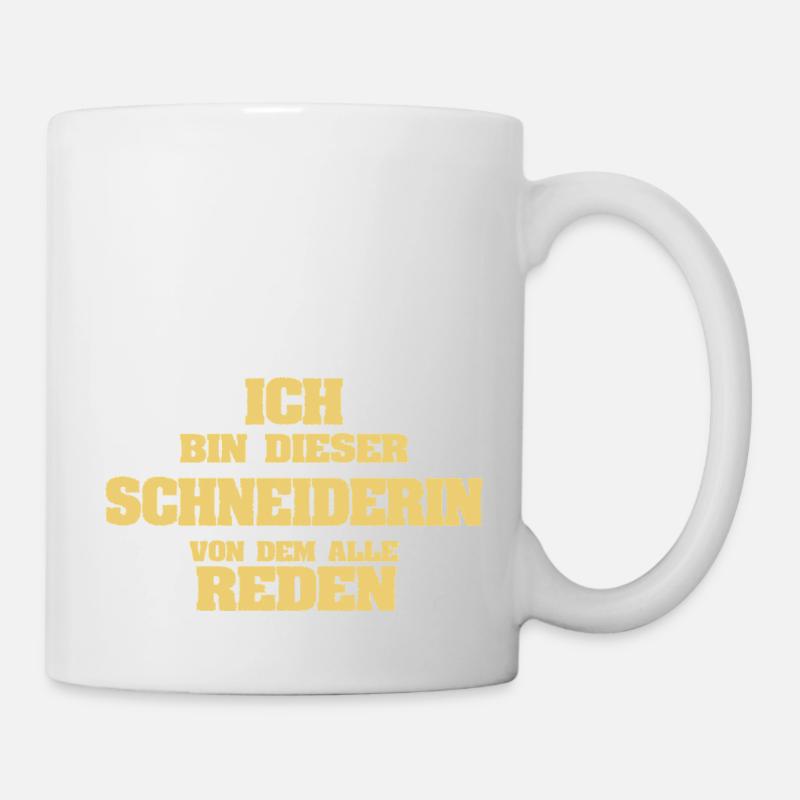 Schneiderin als Beruf - Tasse - Weiß