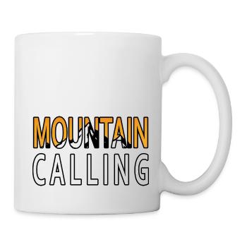 Das Abenteuer wartet auf Sie - Mountain Calling. - Tasse - Weiß - Rechts