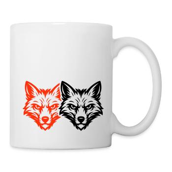 Fox Head Team - Mug - white - Right