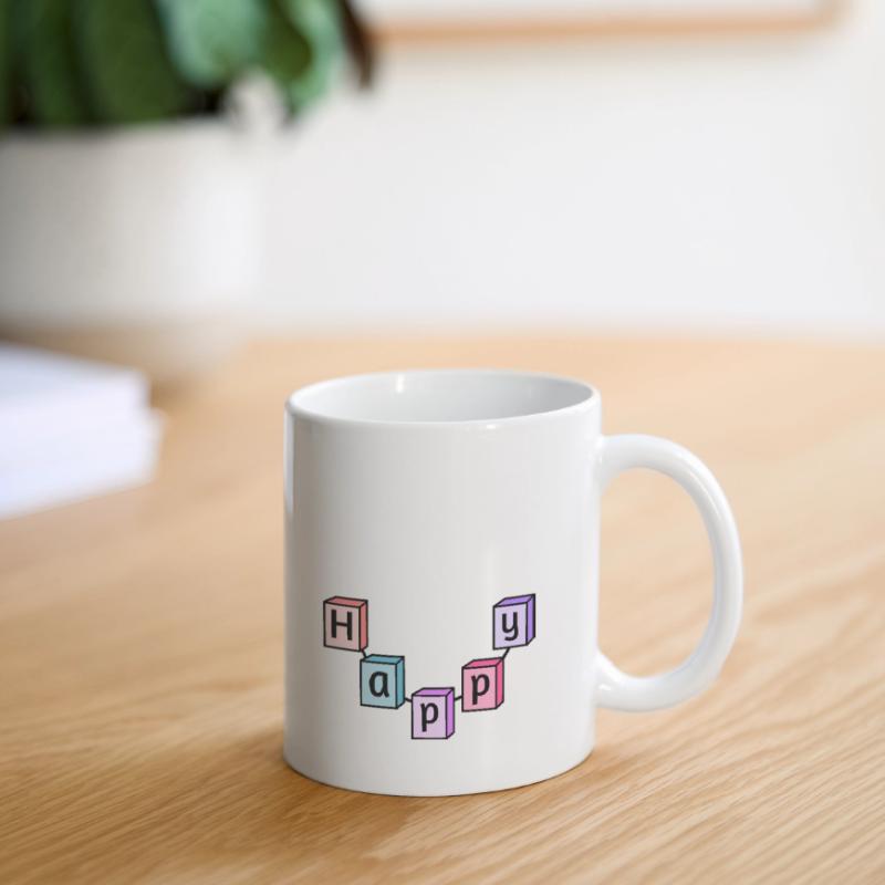 Content Mug blanc