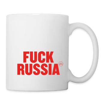 Fuck Russia – depuis 2014 - Mug blanc - blanc - Droite