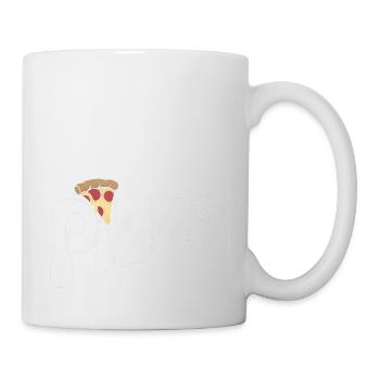 Pizza - Design pour les amateurs de restauration rapide - Mug blanc - blanc - Droite