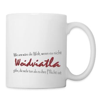 Waldviertler Pflichtbewusstsein - Tasse - Weiß - Rechts