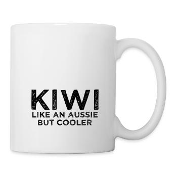 Kiwi Like an Aussie but Cooler - New Zealand - Mug - white - Right