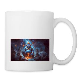 Bumba – Bantu creator god of light and life - Mug - white - Right