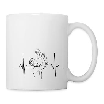 Vater und Tochter - Tasse - Weiß - Rechts
