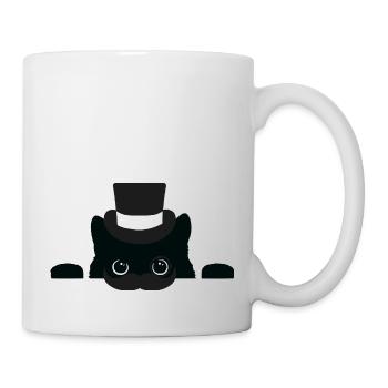 Kiwi le chat - Gentelman - Mug blanc - blanc - Droite