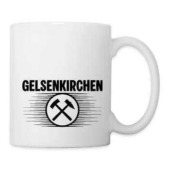Gelsenkirchen Bergbau Glueck auf - Tasse - Weiß - Rechts